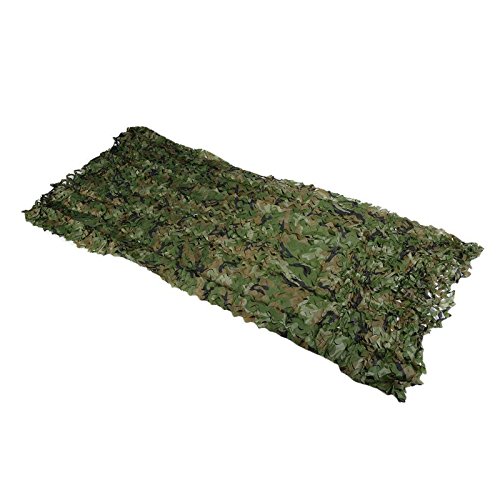VIGAN 2 X 3M Camuflaje Militar Net Woodlands Deja Cubierta de Camuflaje para Acampar Caza