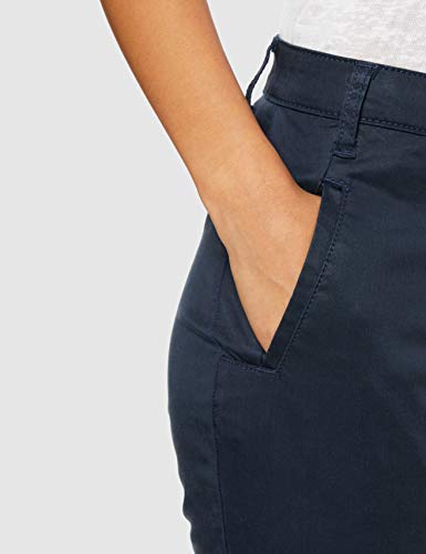 Vila NOS Vichino Rwre 7/8 New Pant-Noos Pantalones, Azul (Total Eclipse Total Eclipse), 40 (Talla del Fabricante: 38) para Mujer