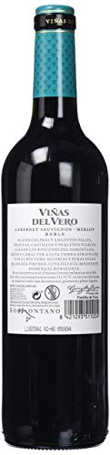 Viñas Del Vero Tinto Cabernet-Merlot - Vino D.O. Somontano - 6 botellas x botellas de 750 ml - Total: 4500 ml