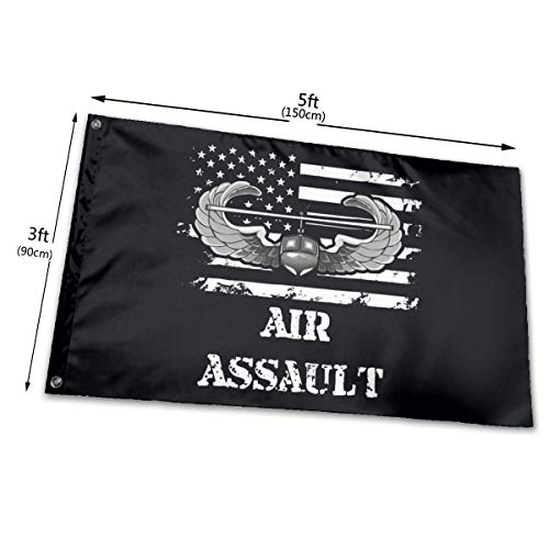 Viplili Banderas Air Assault Decorative Garden Flags, Outdoor Artificial Flag for Home, Garden Yard Decorations 3x5 Ft