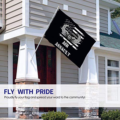 Viplili Banderas Air Assault Decorative Garden Flags, Outdoor Artificial Flag for Home, Garden Yard Decorations 3x5 Ft