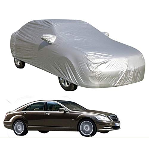 VISLONE Funda para Coche, Cubierta para Coche Impermeable a Prueba de Polvo Anti-UV Protector Solar Protección al Calor Anti-arañazos Sedán Tamaño Completo (4.9 * 1.8 * 1.5m)