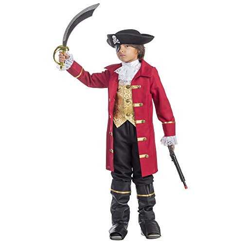 Viste a América - 795L - Traje de Pirata para los niños - 12-14 años - 140 cm Cintura - Multicolor