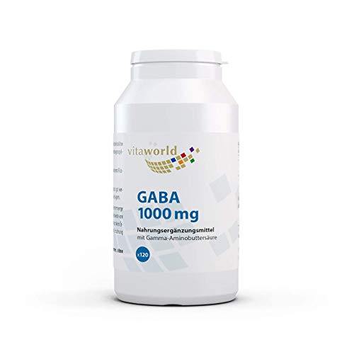 Vita World GABA 1000mg 120 comprimidos Vita World Farmacia Alemania - Ácido Gamma Amino Butírico -
