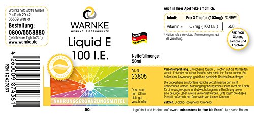 Vitamina E líquida 100 U.I. – Aceite TCM Natural – Altamente concentrada y vegana – 50ml