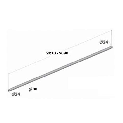 VITE Barra PUNTAL SUJECIÓN DE Carga TELESCÓPICA Regulable de 2210 a 2590 mm para CAMIÓN, Remolque, SEMIRREMOLQUE, FURGÓN