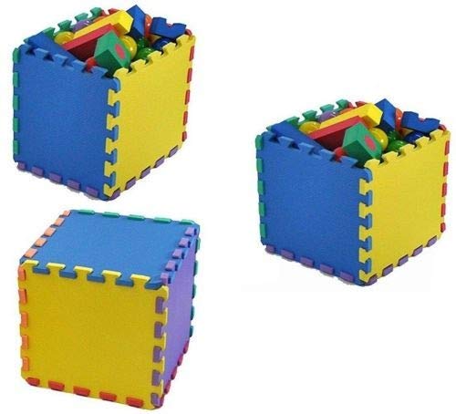 VLFit Puzzle para Niños | Puzzle de Suelo de Goma en Espuma EVA - 10 o 20 Piezas Alfombra de Juego para bebé Esterilla de Rompecabezas Approx 0,95m² o 1,9m²- Multicolored (10 Piezas)