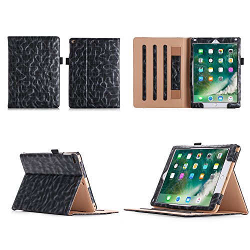 vovipo iPad 9.7 Funda - Protecci¨®n de Esquina Folio Case Cover Carcasa Cubierta para Apple iPad 9.7 Pulgadas 2018/2017