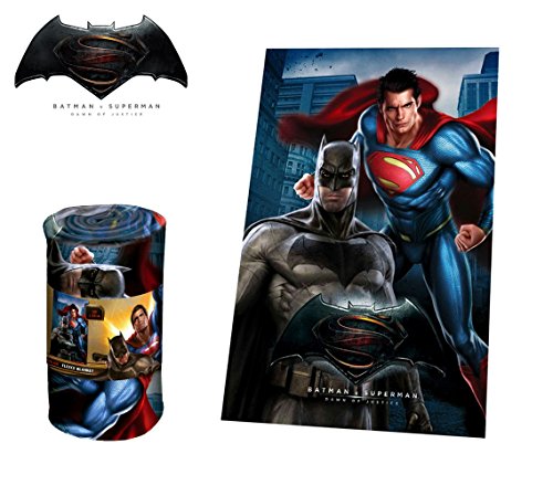 WA16030 Manta polar con motivo BATMAN VS SUPERMAN 100 x 150 cm