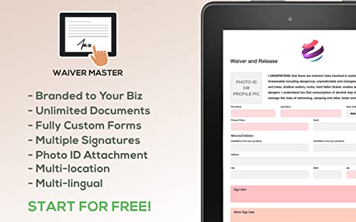 Waiver Master : Paperless Cloud Document Management for online Waivers, Releases, Liability, Contracts, Agreements and other custom documents and forms