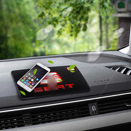 wangjianbin Gel De SíLice Sticky Pad Dashboard TeléFonos MóViles Estante Coche Anti Slip Pad Accesorios Interiores del Coche para Seat Seat Altea Ibiza Leon Toledo Cordoba Alhambra Arona Ateca Exeo