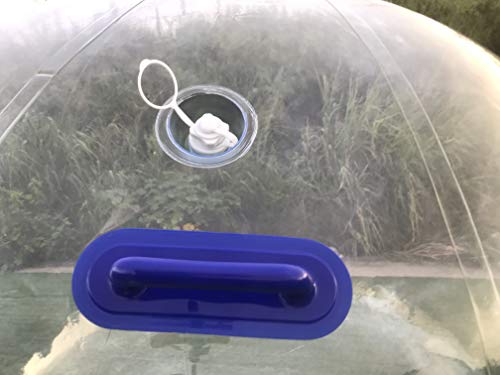 Water Ball 2 o 3 Metros - PVC Tarpaulin y de TPU Poliuretano - Esfera acuática Agua - Hinchable acuático - Water Zorb Ball, Water (A - Material PVC )