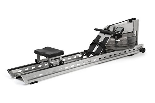 WaterRower S1 - Máquina de Remo para Fitness (cinturón de Pecho), Color Acero Inoxidable Cepillado