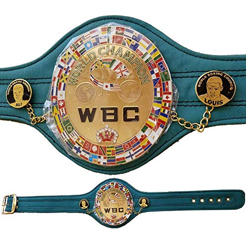 WBC Championships - Cinturón de boxeo (72 cm), color verde