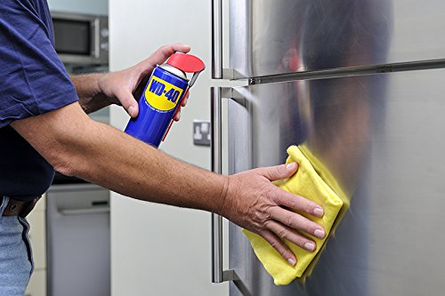 WD-40 Producto Multi-Uso Doble Acción- Spray 500ml-Aplicación amplia o precisa. Lubrica, Afloja, Protege del óxido, Dieléctrico, Limpia metales y plásticos y Desplaza la humedad