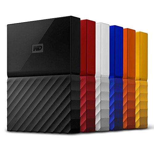 WD My Passport - Disco Duro Portátil de 1 TB y Software de Copia de Seguridad Automática, Azul