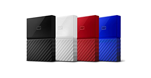 WD My Passport - Disco Duro Portátil de 1 TB y Software de Copia de Seguridad Automática, Azul