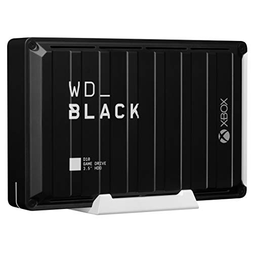 WD_BLACK 12TB D10 Game Drive for Xbox One 7200RPM With Active Cooling To Store Your Massive Xbox Game Collection