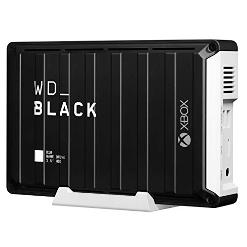WD_BLACK 12TB D10 Game Drive for Xbox One 7200RPM With Active Cooling To Store Your Massive Xbox Game Collection