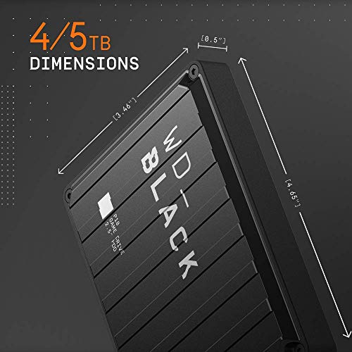 WD_BLACK  5TB P10 Game Drive for On-The-Go Access To Your Game Library - Works with Console or PC