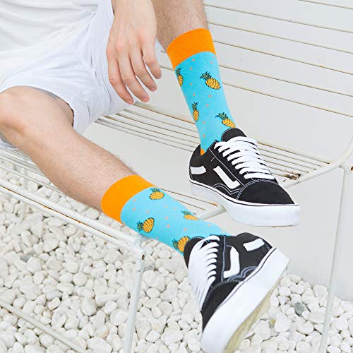 WeciBor Calcetines Hasta La Hombre Estampados Hombres Ocasionales Calcetines Divertidos Impresos de Algodón de Pintura Famosa de Arte Calcetines Calcetines de Colores de moda
