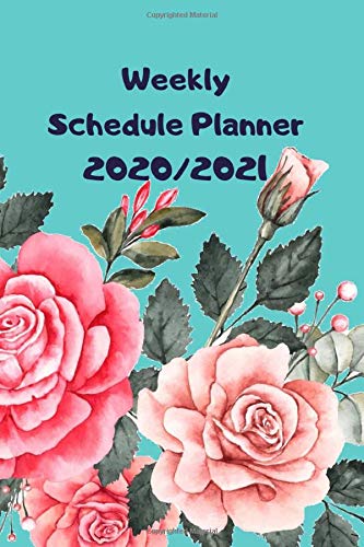 Weekly Schedule Planner 2020/2021: Weekly & Monthly Planner with Gift Box, 6" x 9" 110 Pages