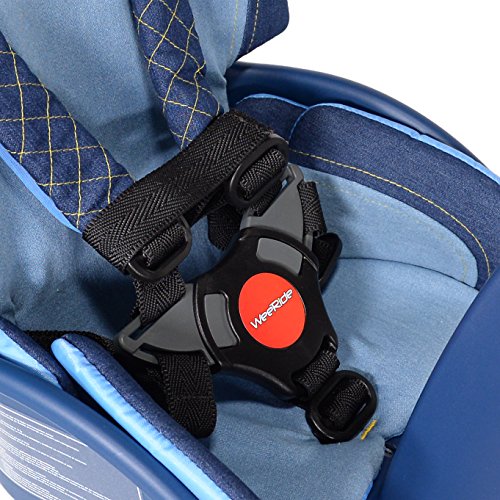 Weeride Safe Front Deluxe Sillita Infantil para Bicicleta, Unisex bebé, Denim, 0