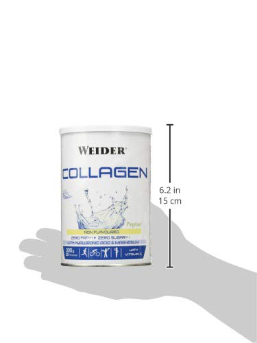 Weider Collagen. Con Ácido Hialurónico, Magnesio y Vitamina C. 100% Peptan. Cero grasas. Cero azúcar. Keto.