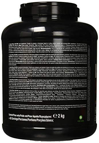 Weider Isolate Whey 100CFM 2000 gr Chocolate. 100% aislado de proteina de suero. Cero azúcar, cero aspartamo, con stevia, con dygezime, con BCAA, apto para veganos. Isolac. Para dietas keto.