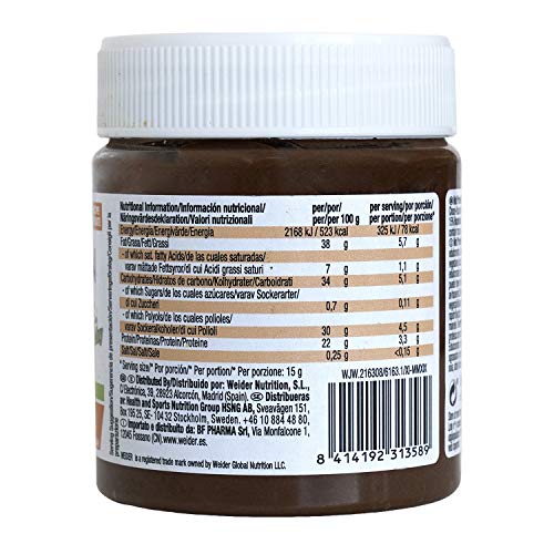 Weider Peanut Butter + Nut Protein Crunchy 100% natural. 100% vegano.