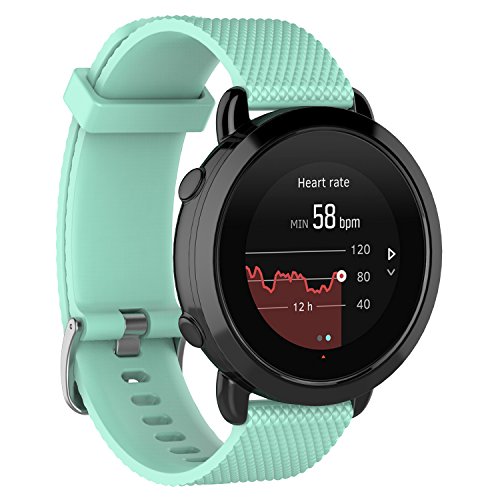 WEINISITE Ajustable Silicona Reemplazo Pulsera Para SUUNTO 3 Fitness Deportes Relojes (#4, S)