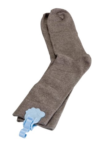 Wenko 4329101100 Socky - Pinzas para Sujetar Calcetines (7 Unidades, Resistente a la Lavadora, plástico, 7,5 cm)