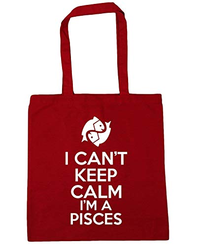 WENNUNA I Cant Keep Calm I'm a Piscis - Bolsa de la compra para gimnasio o playa