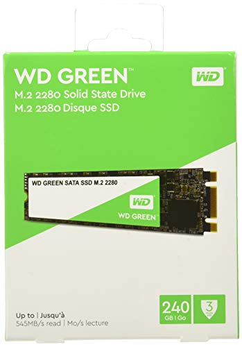 Western Digital WD Verde Internal SSD M.2 SATA, Verde, 240 GB