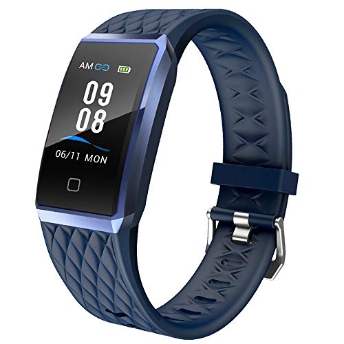 Willful Pulsera Actividad, Impermeable IP68 Pulsera Inteligente con Pulsómetro, Reloj Inteligente para Deporte, Podómetro, Pulsera Deporte para Android y iOS Teléfono móvil para Hombres Mujeres