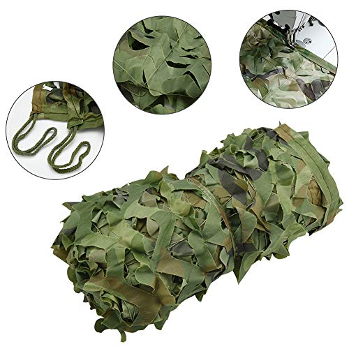 Wilxaw Red de Camuflaje Sombra, CS Caza Militar Decorar Malla de Camuflaje, Toldos para Acampar, Balcón Sol Al Aire Libre, Decoración De La Fiesta del Tema, Cubiertas del Coche (3 * 2m)