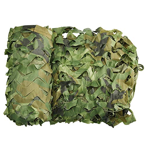 Wilxaw Red de Camuflaje Sombra, CS Caza Militar Decorar Malla de Camuflaje, Toldos para Acampar, Balcón Sol Al Aire Libre, Decoración De La Fiesta del Tema, Cubiertas del Coche (3 * 2m)