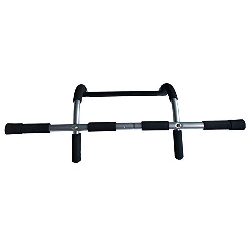 wjieyou Barra de dominadas, Barra Fija para Puerta, Aparato multifunción para Entrenar el Tren Superior en casa y en la Oficina, Pull up Bar, Flexiones, para Diversos Ejercicios (Plata)