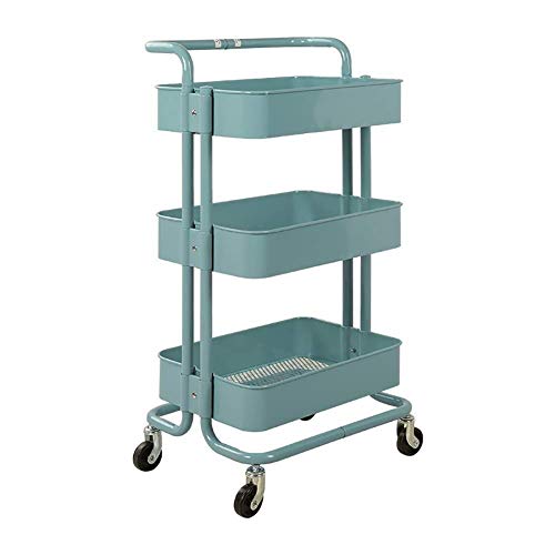 WLD Carro hospitalario, Rack de suministros médicos, Carro de herramientas médicas Salón de belleza Carro rodante con empuñadura, Carro de herramientas de belleza para peluquería con rueda, Baño de c