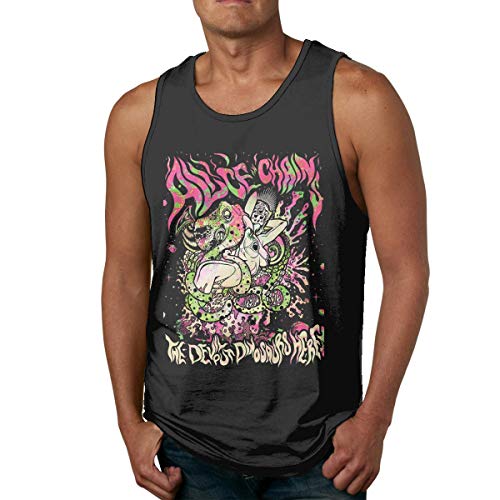 WLQP Camiseta sin Mangas para Hombre Alice in Chains Man'S Workout Fitness Casual Tank Tops Sleeveless Shirt