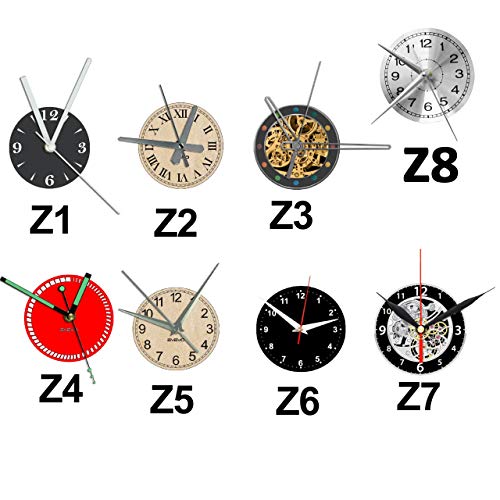 WoD - Reloj de Pared de Vinilo, diseño Retro con Cinco Elementos