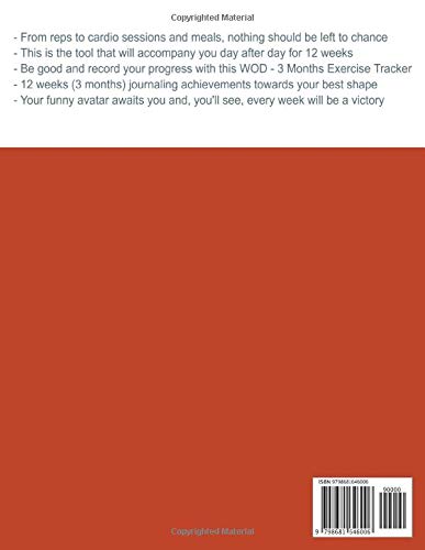 WOD - Workout Daily - 3 Months Exercise Tracker A Personal Log For Women, Wife, Mom, Friend or Girlfriend: Daily planner for the crossfit and ... women, girlfriend or wife (Daily Fitness)