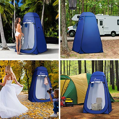 WolfWise Tienda de Campaña Tent Abrir Cerrar Automáticamente Pop Up Portable Sirve para Camping Playa Bosques Zonas de Aseo Carpas