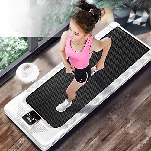 Woodtree Cinta de Correr Plegable, Oficina/Home Fitness, Velocidad Ajustable, Pantalla LCD, fácil de Mover y Tienda, Zona máquina eléctrica Caminar Control Remoto