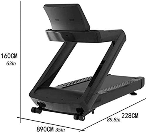 Woodtree Comercial eléctrica Cinta de Correr múltiples Funciones de absorción de Choque Ultra silencioso Plegable Equipo Especial Gran Gimnasio