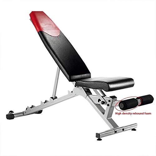 Woodtree Heces Banco de Equipos Deportivos Gimnasio Sit-up Presidente de la Junta de Fitness (Carga máxima 218kg) (Color: Negro, tamaño: 142 * 66 * 51 cm), Tamaño: 142 * 66 * 51 cm, Color: Negro