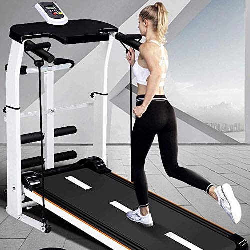 Woodtree Hogar Multifuncional Cinta de Correr Plegable mecánica Instalación-Libre Ultra silencioso Interior Caminar Caminar Máquina for portátil máquina de Gimnasio Equipo Multifuncional