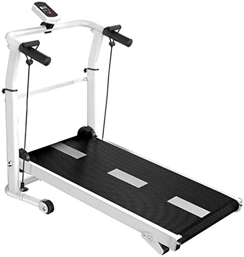 Woodtree Multifuncional Plana Cinta de Correr, Caminar Simple máquina de Plegar, hogar Gimnasio Equipo de la Aptitud, Negro, Color: Negro (Color : Black)