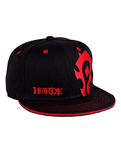 World of Warcraft Horda logotipo del casquillo del Snapback gorra de béisbol roja negro