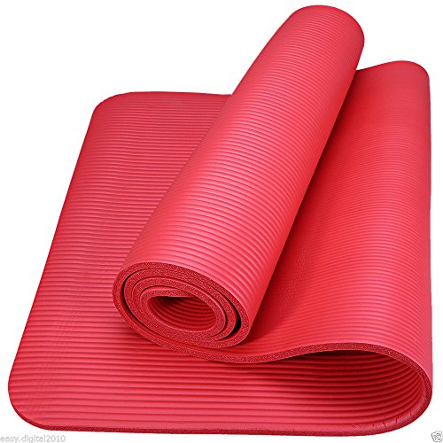 World Quality Esterilla de Yoga (15 mm de Grosor Ejercicio Fitness Pilates Gimnasio Alfombrillas Antideslizantes